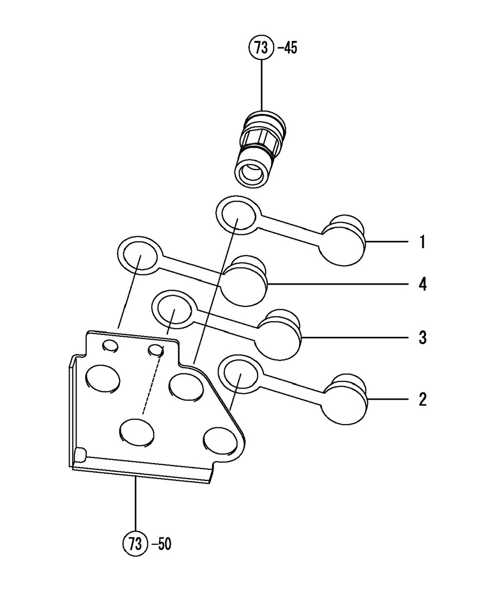 Valve Accessories Diagram and Parts List for SX3100 54ALB4S727-54ALB4SW727-54ALB4SX727-54ALB4SY727-54ALB4SZ727-54AMB4S727-54AMB4SW727-54AMB4SX727-54AMB4SY727-54AMB4SZ727 Cub Cadet Lawn Tractor